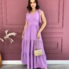 fernandaramosstore com br vestido longo com bojo em camadas amarracao nas alcas lilas 1