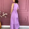 fernandaramosstore com br vestido longo com bojo em camadas amarracao nas alcas lilas 2