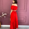 fernandaramosstore com br vestido longo com bojo ombro a ombro vermelho 2