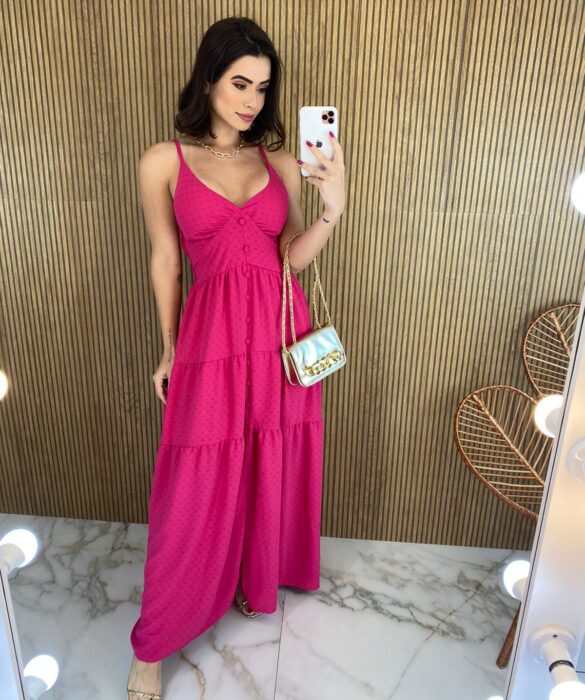 fernandaramosstore com br vestido longo com bojo pink botoes falsos 2