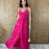 fernandaramosstore com br vestido longo com bojo pink botoes falsos 3