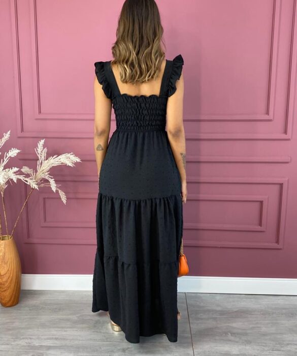 fernandaramosstore com br vestido longo com bojo pipoquinha preto