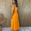 fernandaramosstore com br vestido longo de malha sem bojo com gola laranja 2