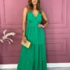 fernandaramosstore com br vestido longo em camadas com bojo e alca regulavel verde