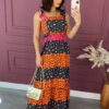 fernandaramosstore com br vestido longo sem bojo animal print verde pink e laranja 2