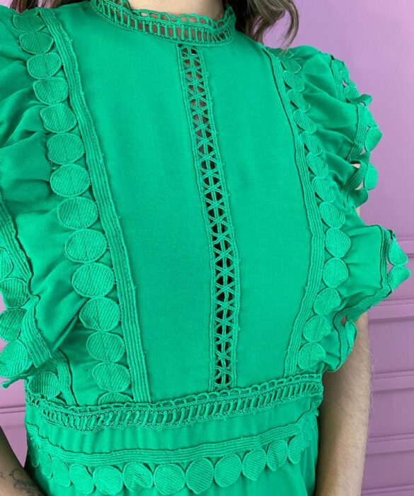 fernandaramosstore com br vestido longo sem bojo com detalhes redondos verde 2