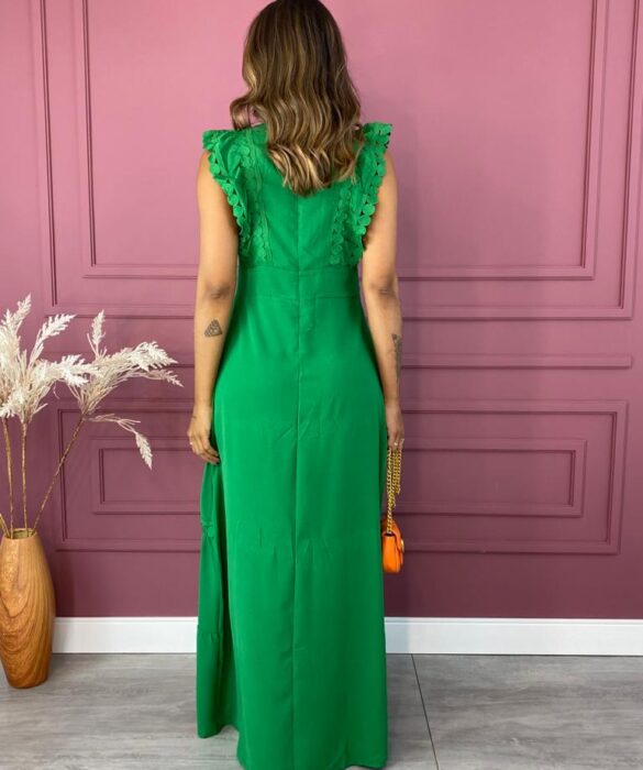 fernandaramosstore com br vestido longo sem bojo com detalhes redondos verde 4