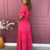 fernandaramosstore com br vestido longo sem bojo com relevo e botoes pink 2