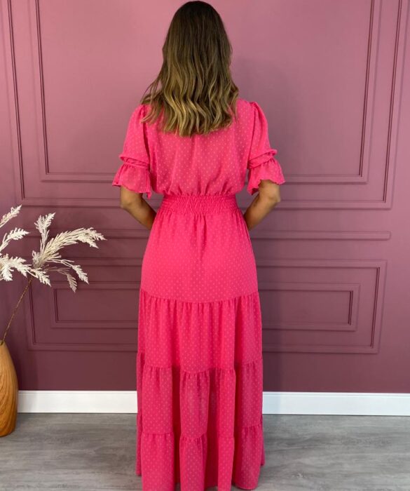 fernandaramosstore com br vestido longo sem bojo com relevo e botoes pink 3