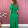 fernandaramosstore com br vestido longo sem bojo com relevo e botoes verde 2