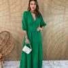 fernandaramosstore com br vestido longo sem bojo decote v verde 2