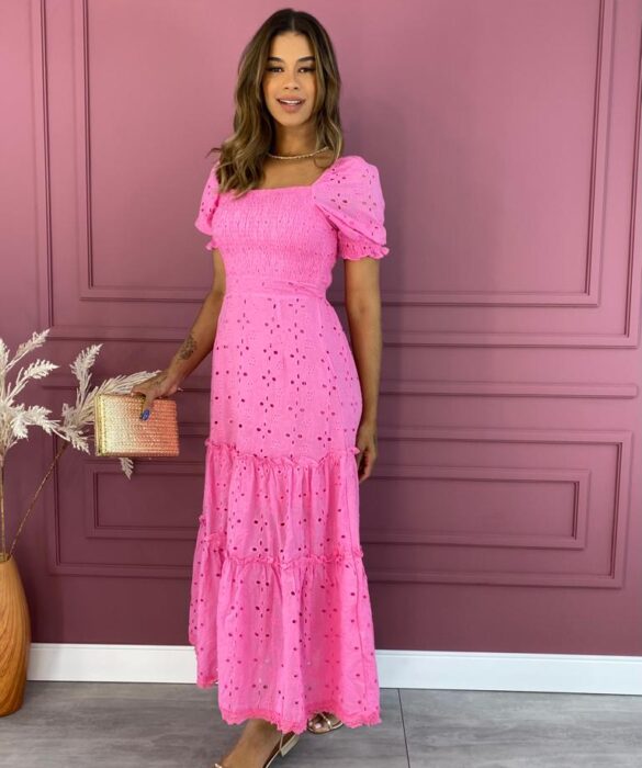 fernandaramosstore com br vestido longo sem bojo laise com lastex rosa 2