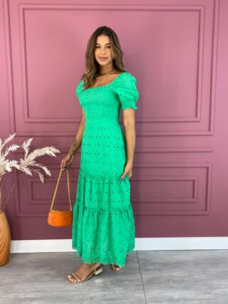 fernandaramosstore com br vestido longo sem bojo laise com lastex verde 1