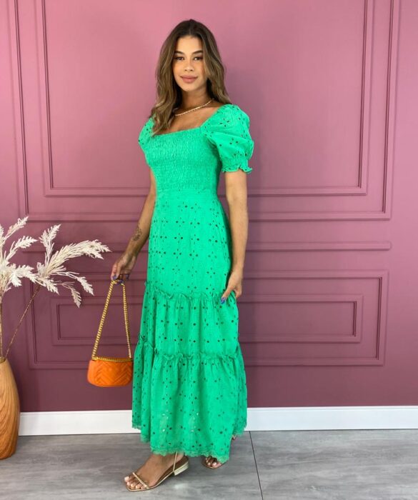 fernandaramosstore com br vestido longo sem bojo laise com lastex verde 1