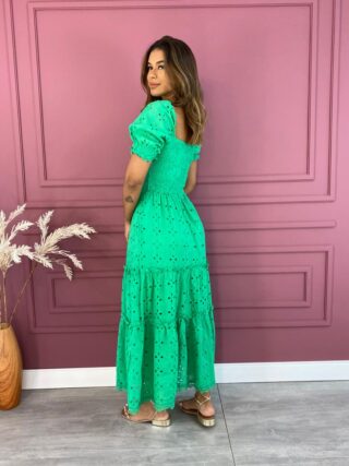 fernandaramosstore com br vestido longo sem bojo laise com lastex verde 2