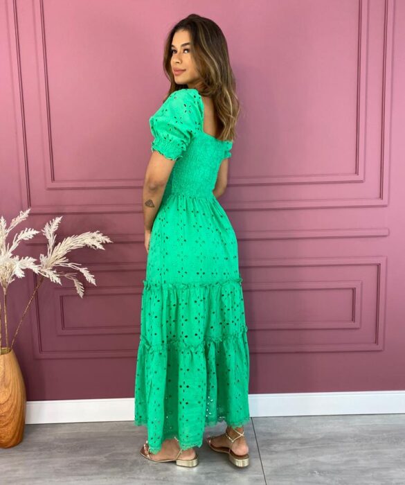 fernandaramosstore com br vestido longo sem bojo laise com lastex verde 2