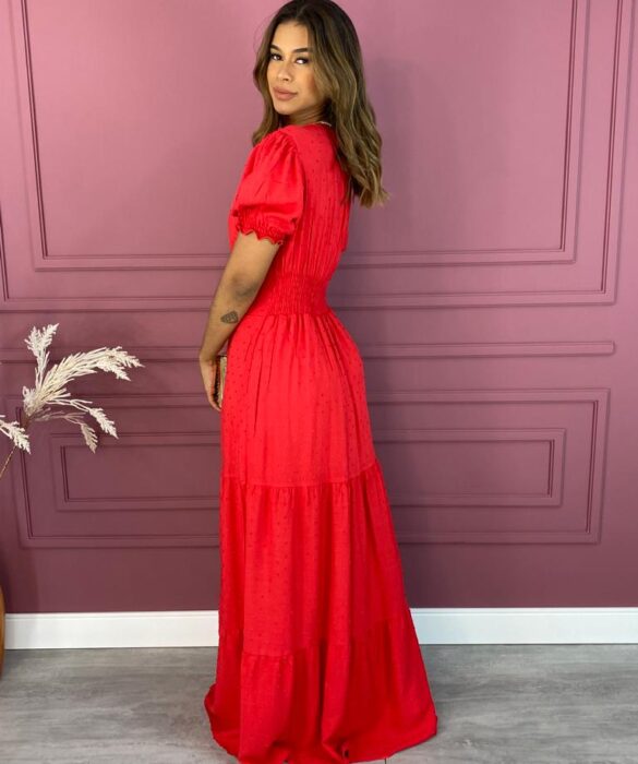 fernandaramosstore com br vestido longo sem bojo manga curta pipoquinha vermelho 3