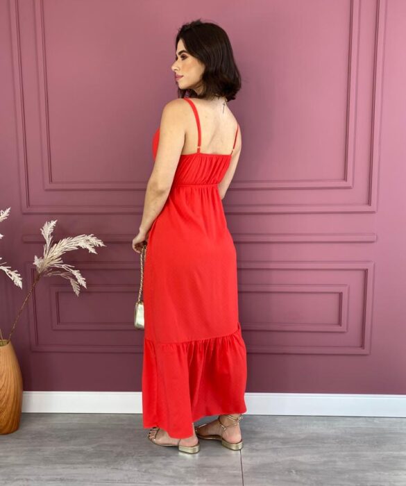 fernandaramosstore com br vestido midi com bojo vermelho com abertura alca regulavel 2