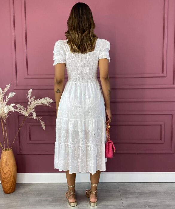 fernandaramosstore com br vestido midi manga curta laise branco 5