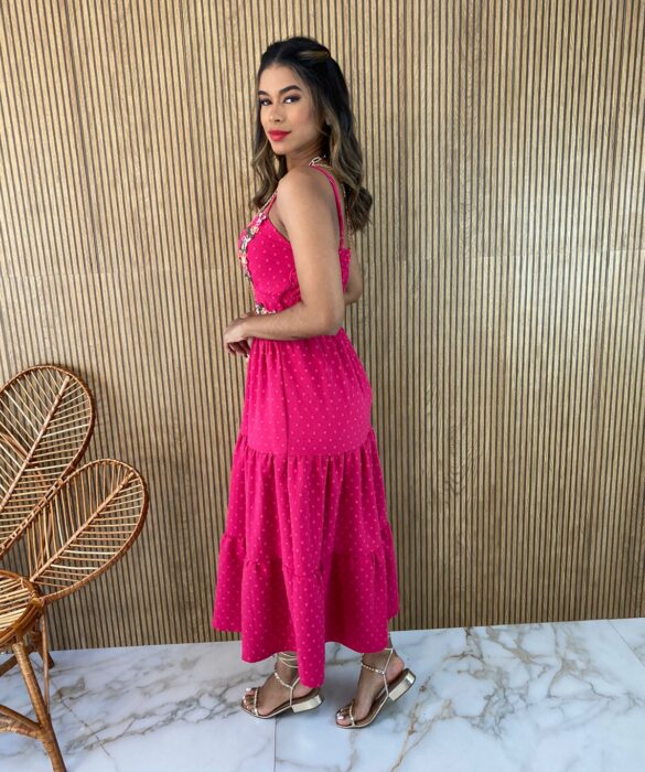 fernandaramosstore com br vestido midi pipoquinha com bojo detalhe alca regulavel pink 2