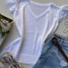 fernandaramosstore com br blusa feminina manga com detalhes tricot branca