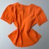 fernandaramosstore com br blusa manga curta feminina borboletas laranja 1