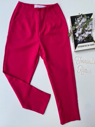 Calça Feminina Skinny com Bolsos Pink Fernanda Ramos Store