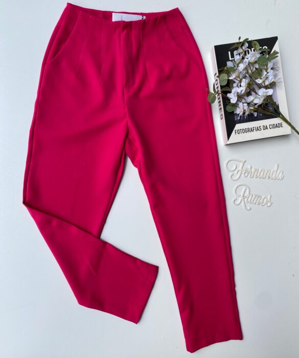 Calça Feminina Skinny com Bolsos Pink Fernanda Ramos Store