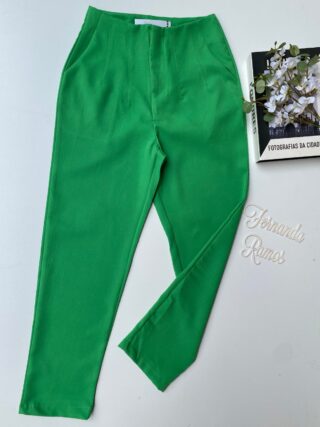 Calça Feminina Skinny com Bolsos Verde Fernanda Ramos Store