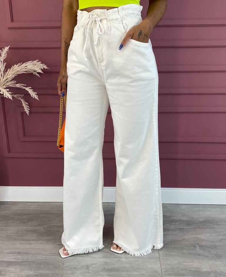 fernandaramosstore com br calca jeans feminina wide leg clochard com amarracao branca 1
