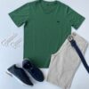 Camiseta Masculina Basic Verde Musgo Fernanda Ramos Store