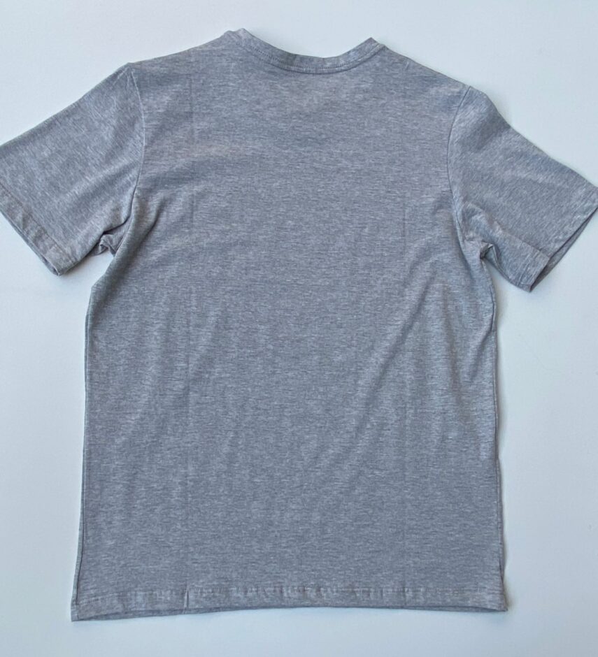 Camiseta Masculina Basic Cinza Mescla - Fernanda Ramos Store