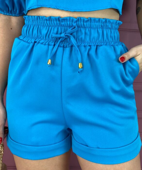 fernandaramosstore com br conjunto feminino cropped sem bojo short com bolsos azul 2