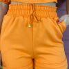 fernandaramosstore com br conjunto feminino cropped sem bojo short com bolsos laranja 3