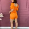 fernandaramosstore com br conjunto feminino cropped sem bojo short com bolsos laranja 4