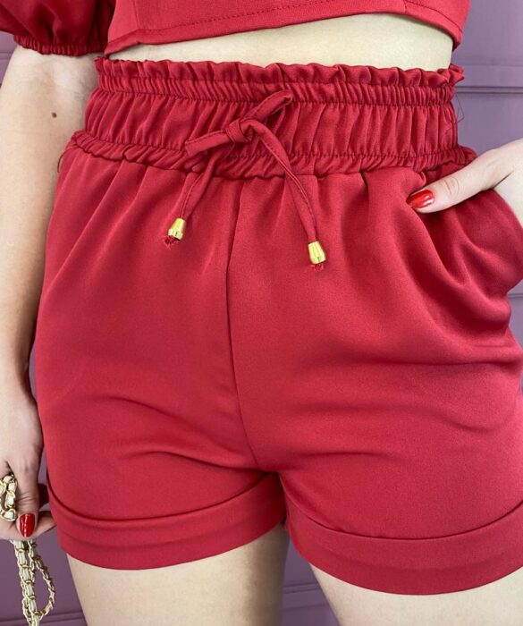 fernandaramosstore com br conjunto feminino cropped sem bojo short com bolsos marsala 3