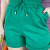 fernandaramosstore com br conjunto feminino cropped sem bojo short com bolsos verde 1