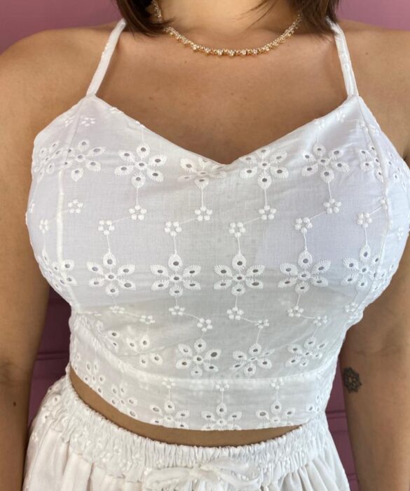 fernandaramosstore com br conjunto feminino laise cropped e saia longa branco 2