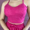 fernandaramosstore com br conjunto feminino laise cropped e saia longa pink 2