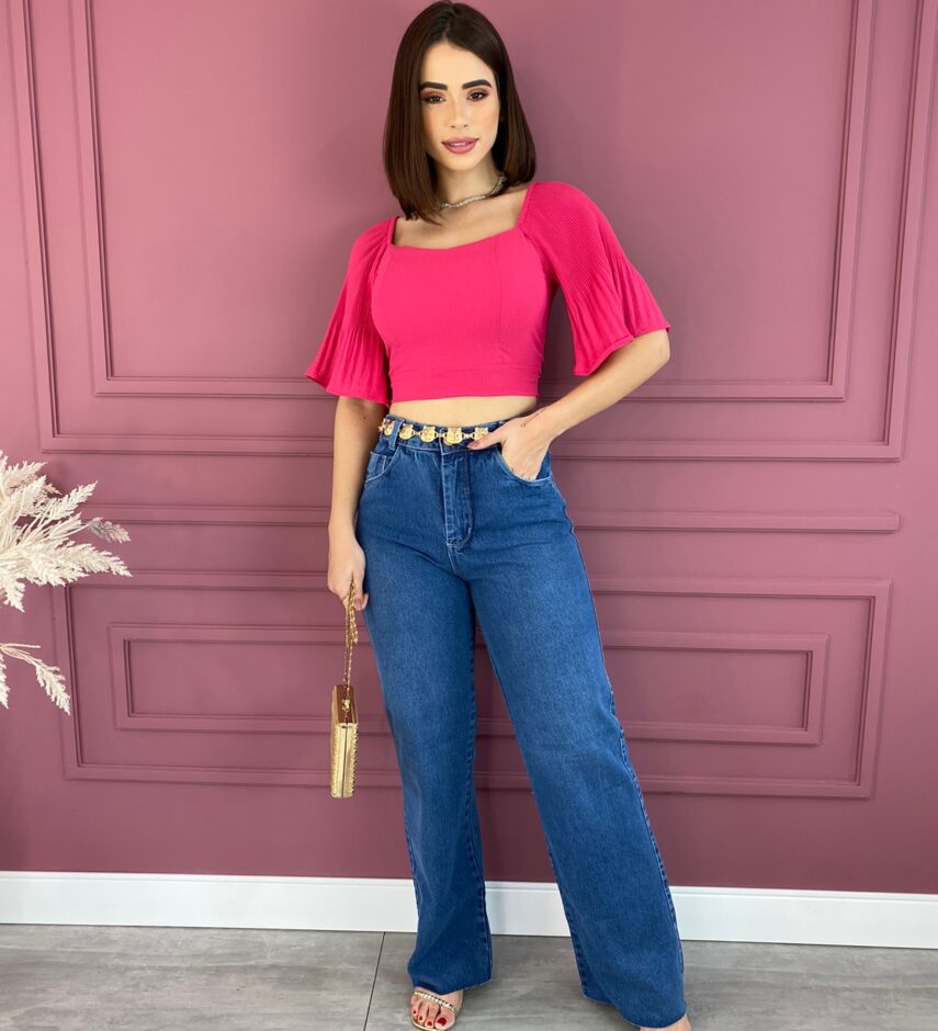 fernandaramosstore com br cropped feminino com bojo manga plissada pink 1
