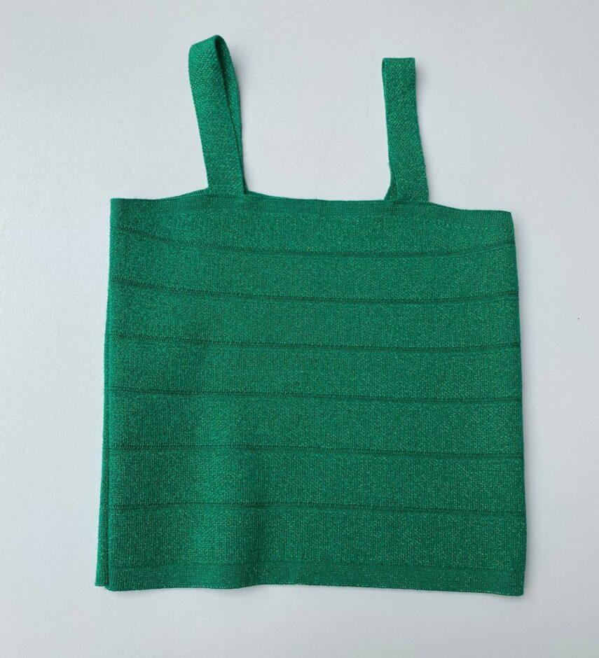 Cropped Feminino Modal sem Bojo Verde - Fernanda Ramos Store