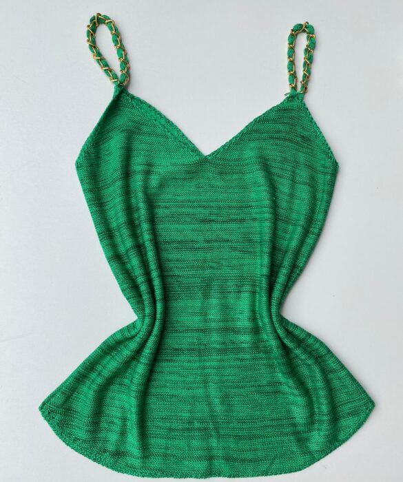 fernandaramosstore com br regata feminina tricot com detalhe nas alcas verde 2