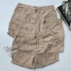 Short Feminino Color Sarja 092882 Bege Fernanda Ramos Store