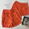 Short Feminino Color Sarja 092882 Laranja Fernanda Ramos Store