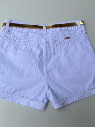 fernandaramosstore com br short feminino com cinto dourado sarja branco 2