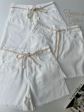 fernandaramosstore com br short feminino meia coxa com cinto sarja branco 2