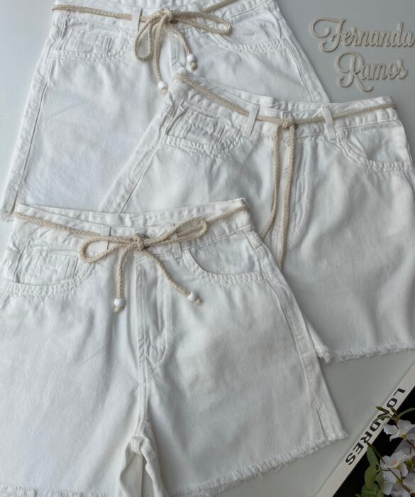 fernandaramosstore com br short feminino meia coxa com cinto sarja branco 2