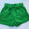 Short Jeans Feminino Clochard com Cinto Verde Bandeira - Fernanda Ramos Store