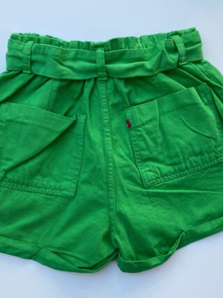 Short Jeans Feminino Clochard com Cinto Verde Bandeira - Fernanda Ramos Store