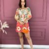 fernandaramosstore com br vestido curto com bojo com amarracao atras estampado branco 1